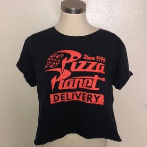 Retro Cropped Pizza Deliveey Shirt *since 1995